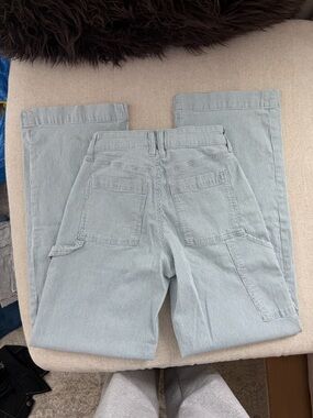 Light Blue Pinstripe Jeans